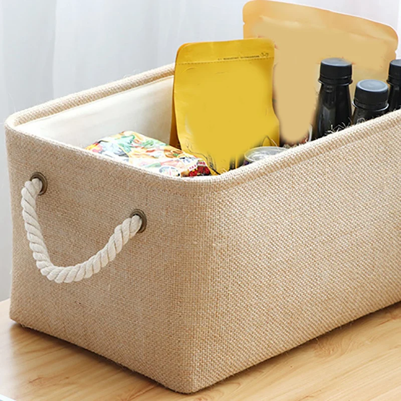 

Foldable Storage Bin Collapsible Sturdy Cationic Fabric Storage Basket for Organizing Shelf Home Closet