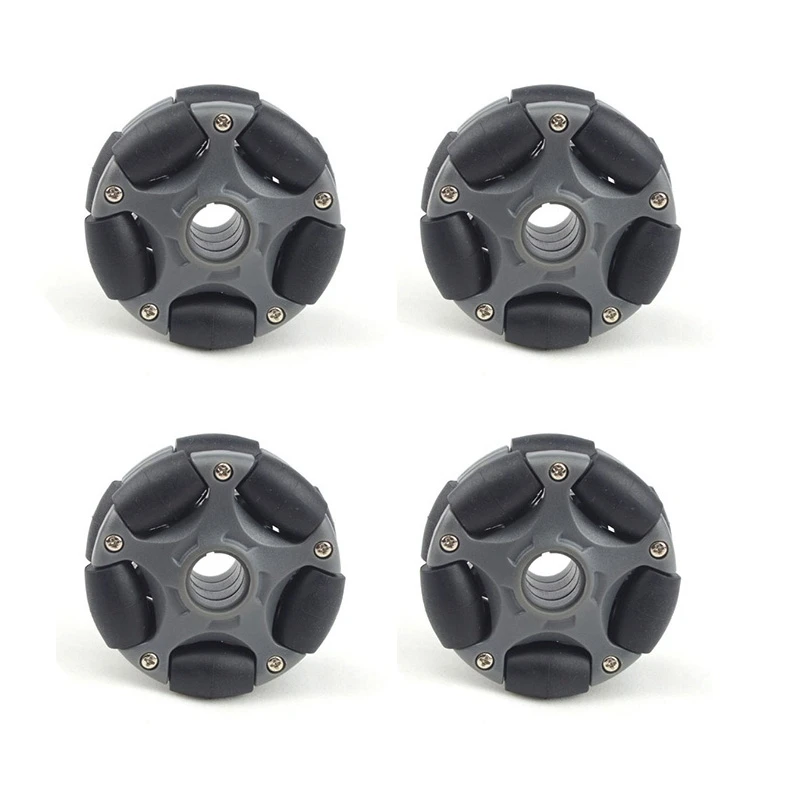 

4Pcs 58mm Plastic Omni Wheel for Robot Kit Servo Motor Omni Wheel 14135