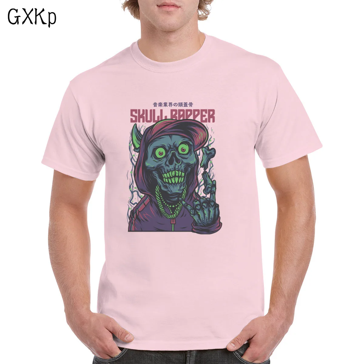 

Skull per T-shi Uni Hip Hop T-shi Ro Style ic tops 100% Cats Women's clothing