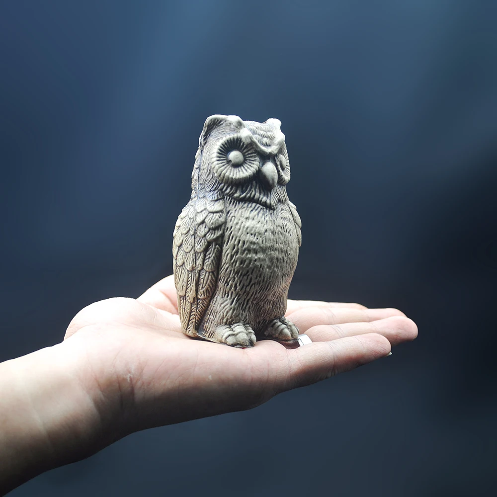 Домашнее украшение Сова реалистичное в виде животного пугал для дома газона сада