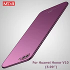 Чехол для Honor v10, тонкий матовый чехол Msvii для Huawei Honor View 10 Lite, Жесткий Чехол для Huawei V10 View 10, чехлы для телефонов