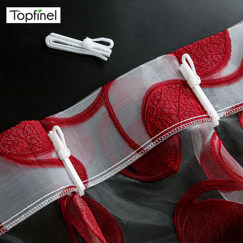 

Topfinel Plastic Curtain Hooks for Top of Curtains Fasteners Adjustable Curtain Accessories Hooks for Poles Tracks and Rails