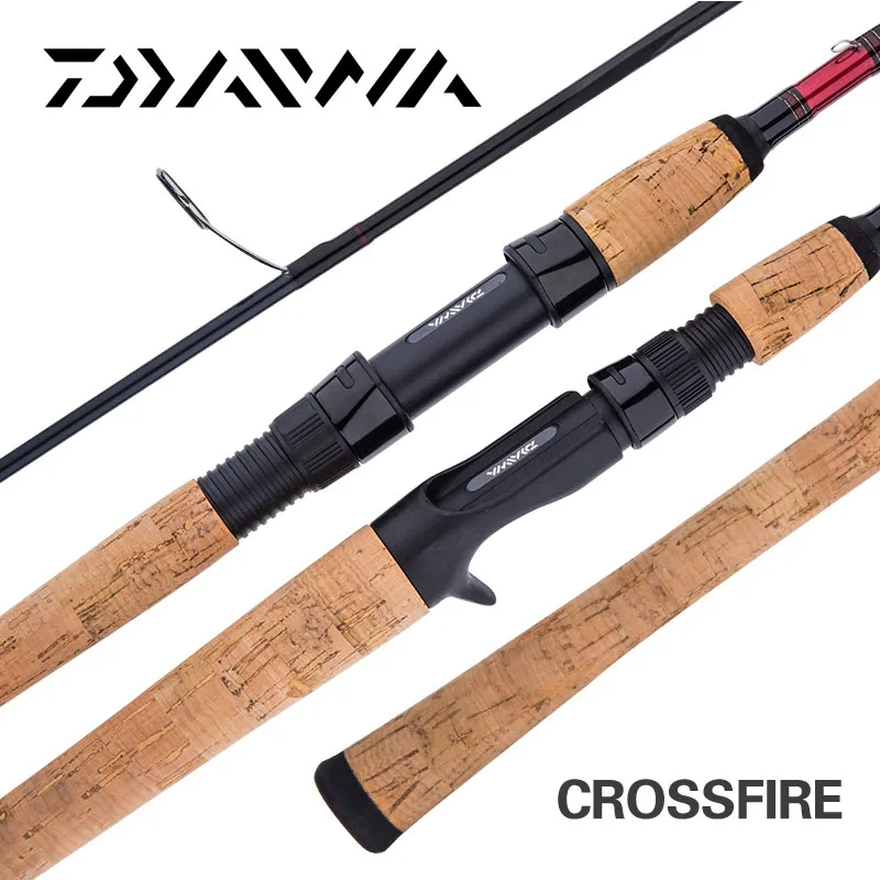 

DAIWA CROSSFIRE MX Rod FUJI Rings Reel Seat Spinning/Casting Fishing Rod Carbon Fast lure rod UL/M/ML/MH 1.68/1.83/1.98/2.13M