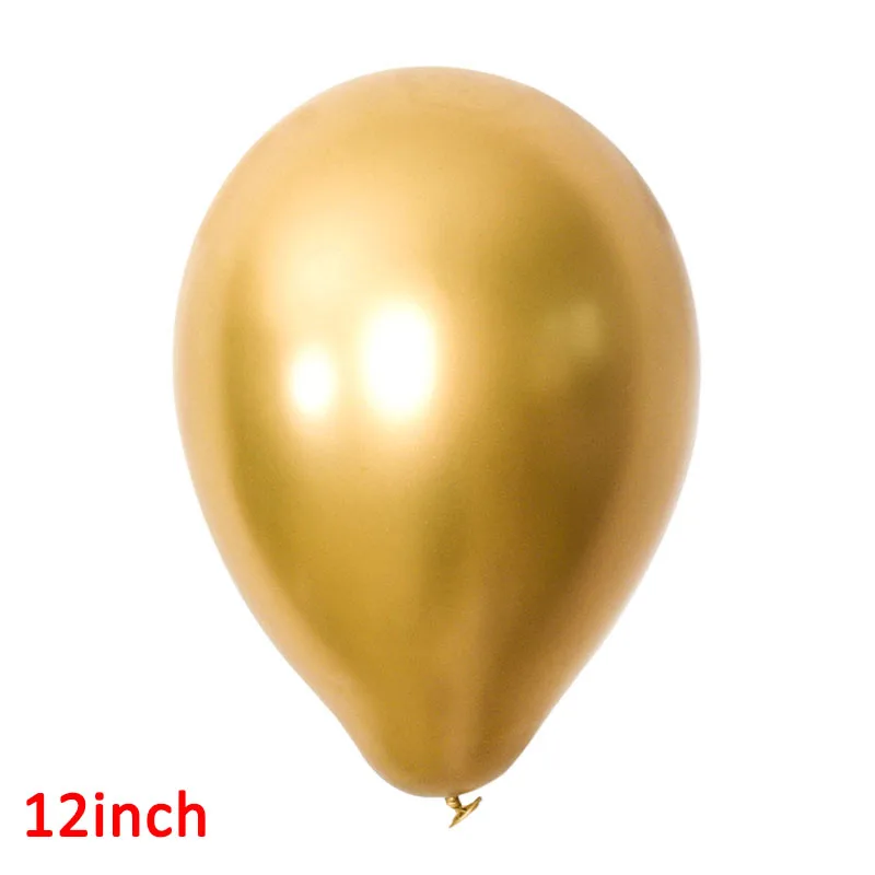 gold 30/100 шт 12 дюймовый металлический обувь с жемчугом на толстом каблуке хром воздушных шаров из латекса с День рождения украшения детское платье для свадьбы, гелиевый воздух клипсы для воздушных шаров, 1st - Цвет: gold