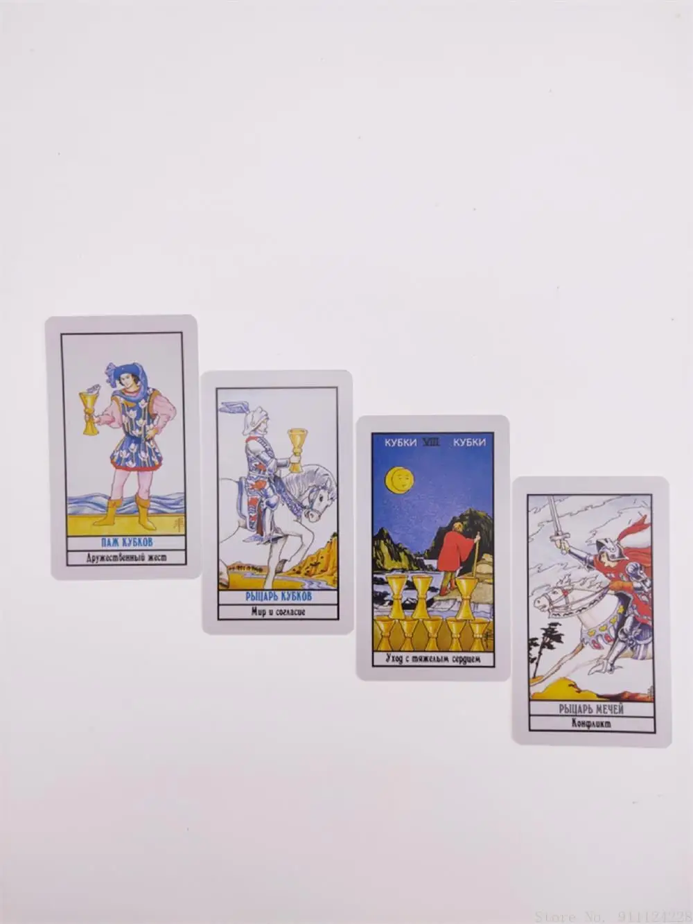 

Hot Sell Full Russian Rider Wait Tarot Cards Board Game Divination Fate Tapo Cards Game Whith PDF Guidebook Tarot Deck