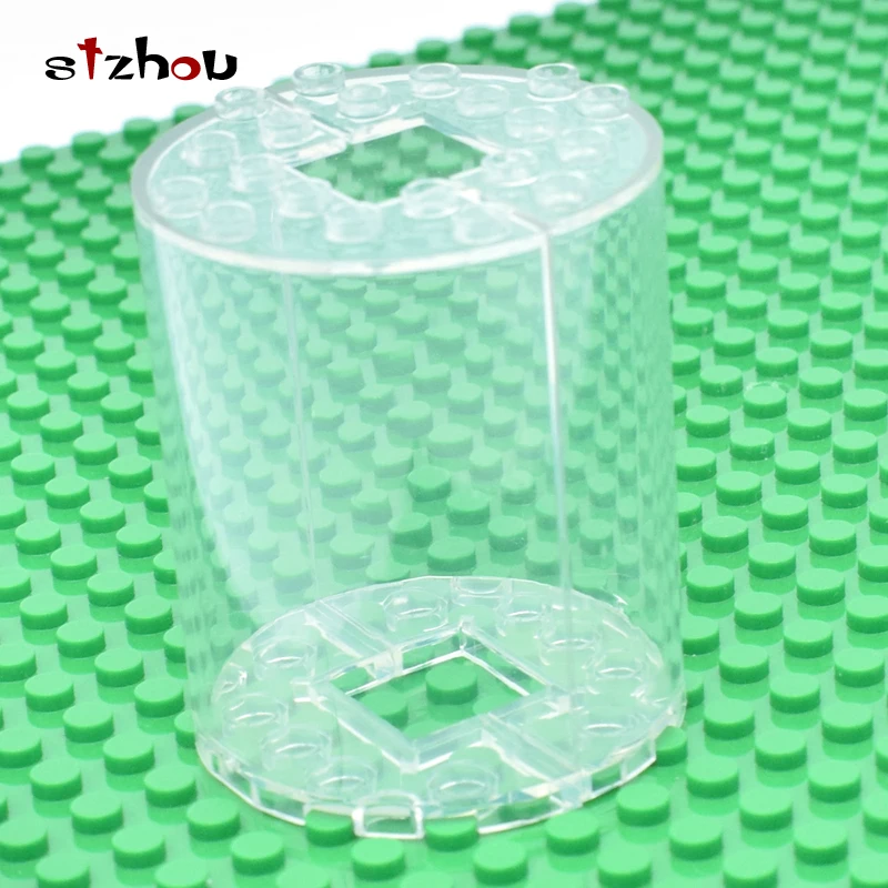 Магазин прозрачной оконной рамы блоки части MOC DIY Дом Игрушки совместимы город