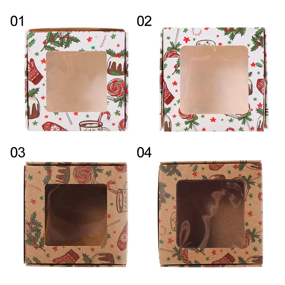 Новая многоразмерная Подарочная коробка ручной работы фоторамка из крафт-бумаги