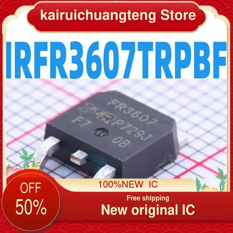 

20 шт. IRFR3607TRPBF TO-252 MOS 75V 80A новый оригинальный IC