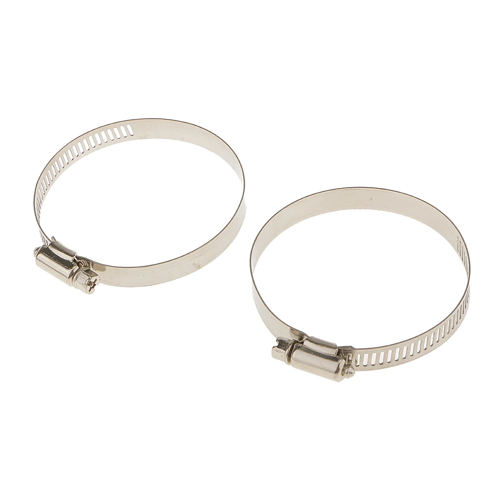 Хромированный глушитель с изображением пламени для мотоцикла Белый защитный