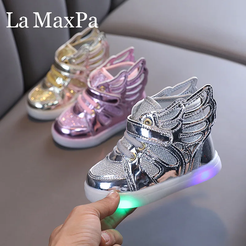 

Size 21-30 Kids Luminous Shoes Children Casual Shoes Illuminated Sneakers for Boys Waterproof Sneakers Baby Toddler Shoes