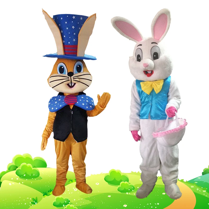 Костюмы для косплея костюм кролика талисман насекомые кролик заяц взрослых на