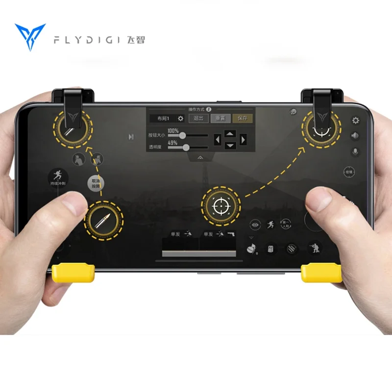Flydigi Stinger телефон триггер супер игровой контроллер для PUBG мобильный геймпад джойстик для шутеров для iPhone Android работа с ОСА