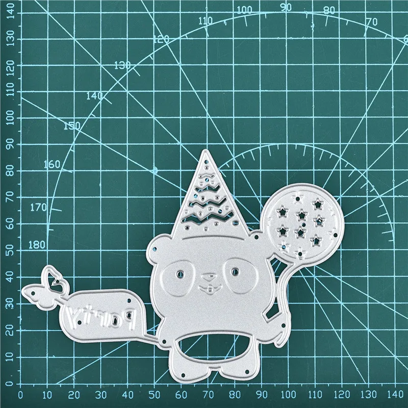 DiyArts Panda Animal вечерние металлические режущие штампы для скрапбукинга Новые