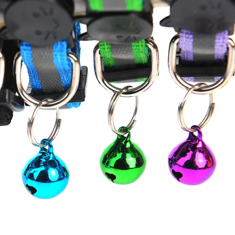 

10 Colors Pet Collar Cat Dog Collars Night Safety Anti-Lost Flashing Nylon Pet Necklace Glow In Dark Collar For Small Cat Dog