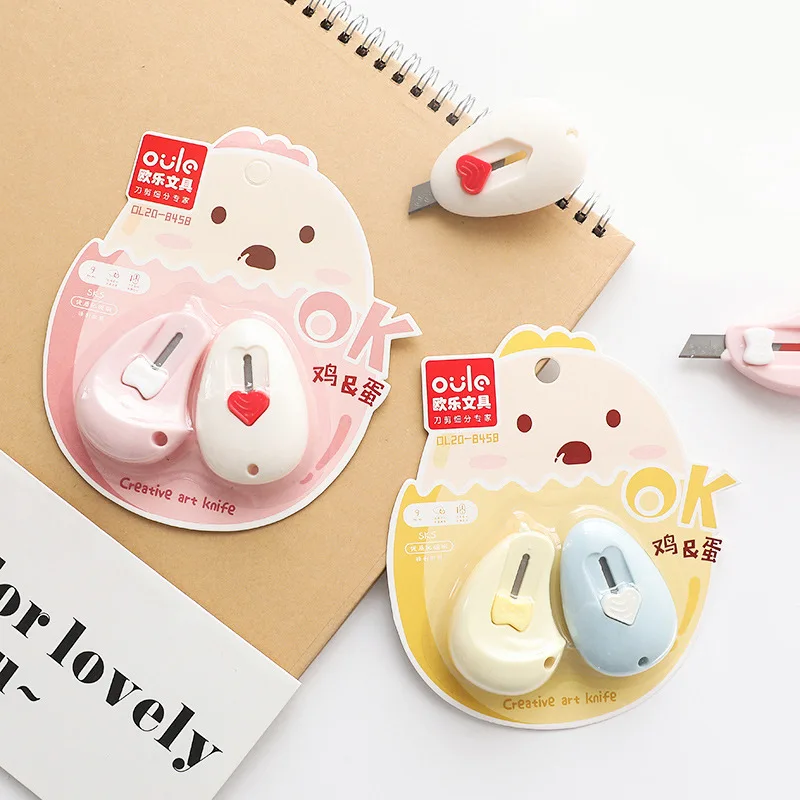 2 шт./компл. милые маленькие яйца мини портативный универсальный нож для обоев