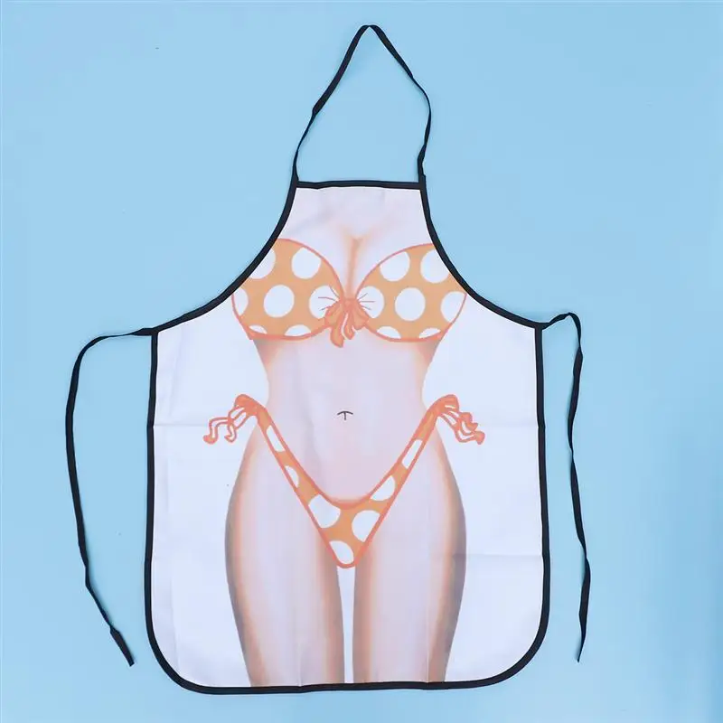 1 шт. кухонный фартук креативные забавные жироустойчивые сексуальные бикини с