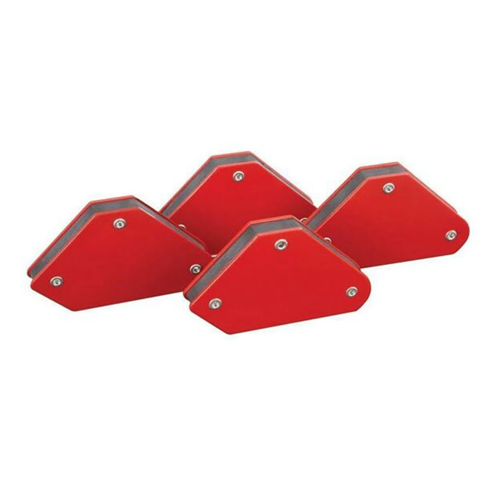 4pcs/lot 4 Welding Magnet Magnetic Square Holder Arrow Clamp 45° 90° 135° 9LB for Electric Iron Tools | Обустройство дома