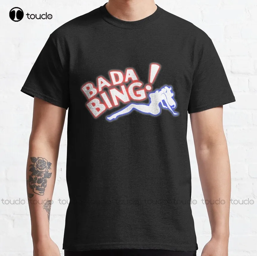 

Bada Bing Tony Soprano Badabing The Sopranos Classic T-Shirt Bowling Shirts For Men Custom Aldult Teen Unisex Xs-5Xl Classic