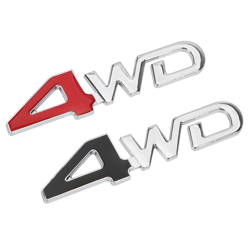 3D металлический грузовик четыре колеса автомобильный стикер 4WD логотип эмблема