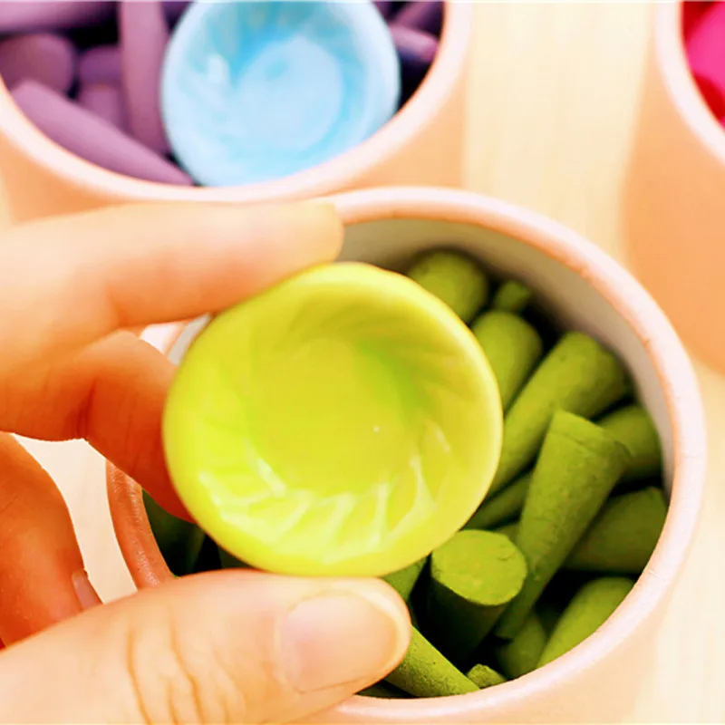 

3pcs Pagoda Incense Different Scent For Home Bedroom Rose Jasmine Lavender Osmanthus Natural Incense Household Incense Set