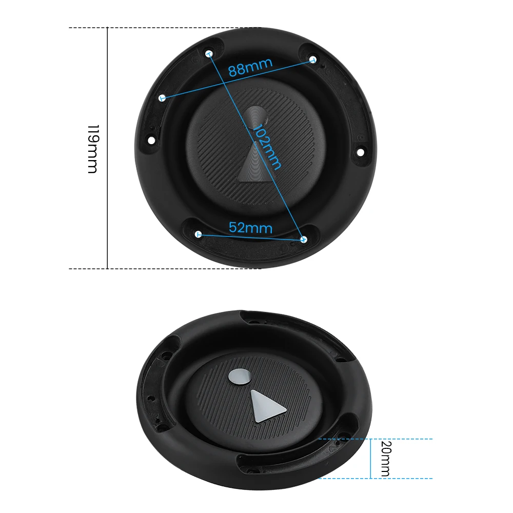 AIYIMA 2 шт. 4 5 дюймовая Аудио Бас диафрагма пассивный радиатор 119 мм вибрационная