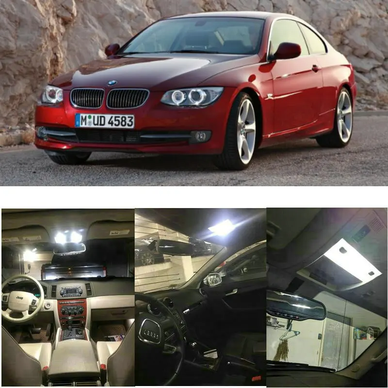 

18x LED interior lighting complete set For BMW 3er E92 Coupe reading light rear lights error free