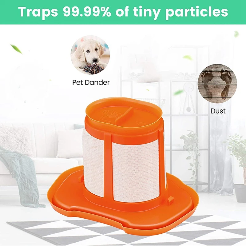 

6 Pcs Vacuum Replacement Filter for HHVKF10 Handheld Vacuum Cleaner,for Models HHVK320J10,HHVK515J00FF,HHVK515JP07,Etc