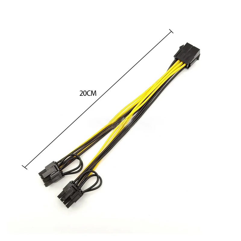 10 шт. 8 Pin PCI Express Dual PCIE (6 + 2) Кабель питания материнская плата видеокарта PCI-E
