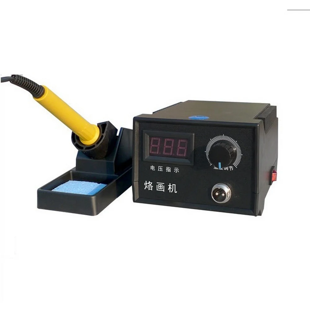 СВЕТОДИОДНЫЙ Цифровой паяльник 40 Вт, Электрический паяльник для телефона, PCB IC SMD, сварочный инструмент для пирографии