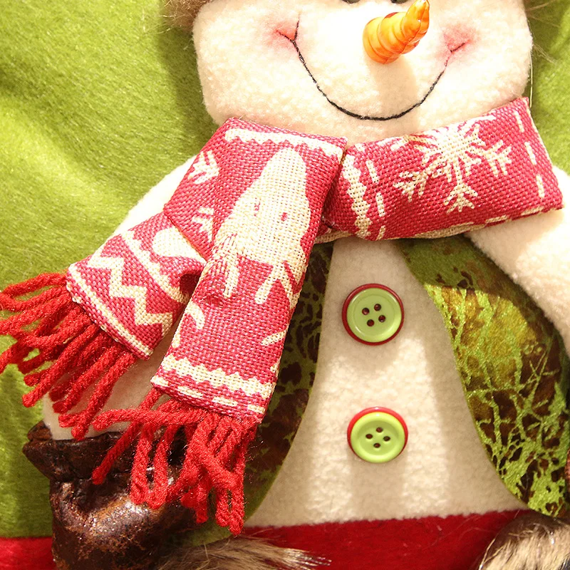 2019 новые рождественские подушки 3d супер милый Санта Снеговик красная подушка для