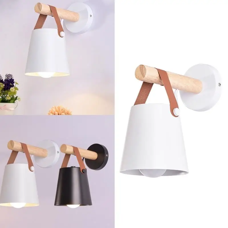 Белый/черный прикроватный светильник Ночной Настенный аварийный Гостиная