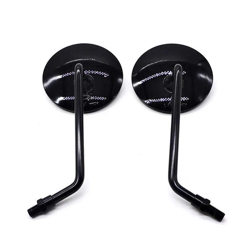 Черное винтажное боковое зеркало для мотоцикла классическое скутера