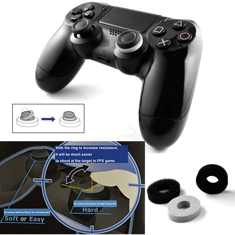

12Pcs/set Thumbstick Tension Adjustment Ring Rocker Sensitive Positioning Sleeve For Switch Joy-Con Pro PS4 XBox Controller