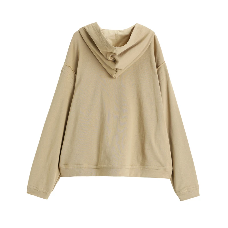 

2020 autumn and winter loose lazy style sweatershirts women's pullover hooded boyfriend style student bf round neck hip-hop top