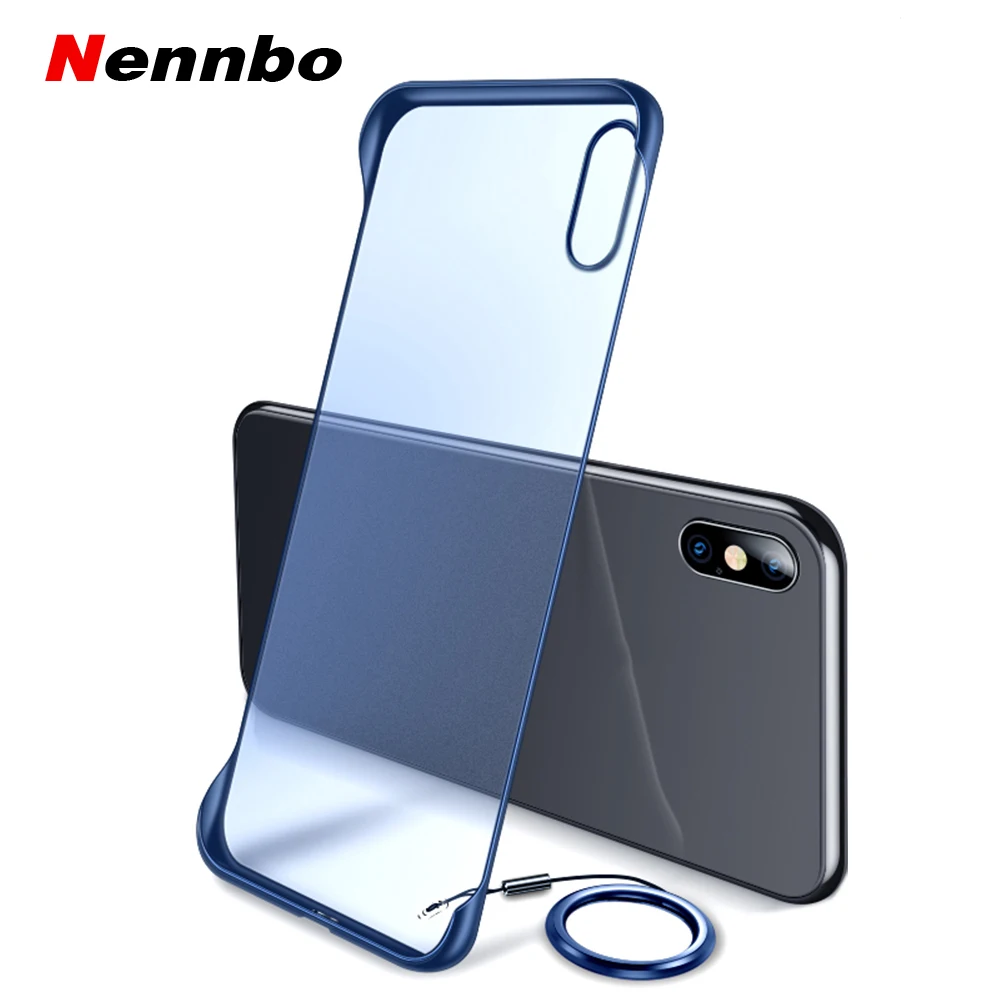Nennbo Роскошный чехол для телефона без полей iPhone XS MAX XR X s ультра тонкая задняя