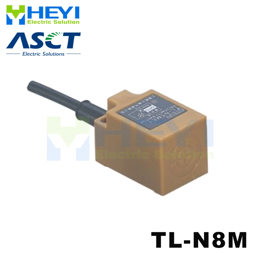 

4 wire NO+NC TL-N8M Non-flush Square type inductive proximity sensor sensoring range 8mm