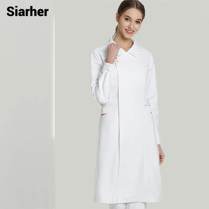 Одежда для медсестер модное облегающее летнее пальто с коротким рукавом и