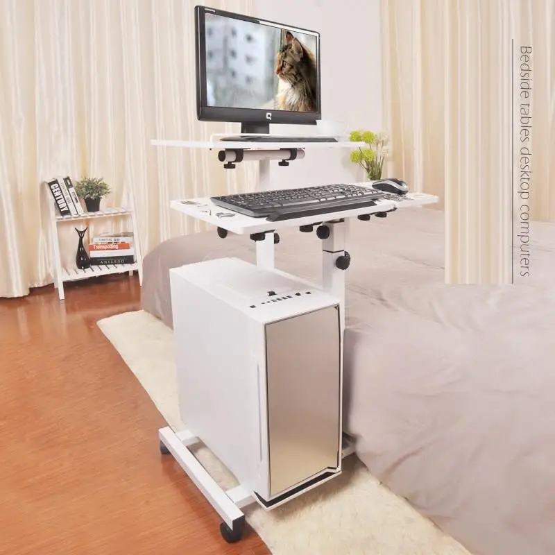 Настольная мебель для офиса маленькая кровать письменный стол ноутбука