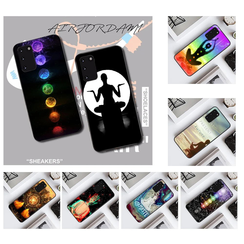 NBDRUICAI Мандала чакра для йоги Сделай Сам чехол телефона с рисунком Samsung S20 plus Ultra S6 S7