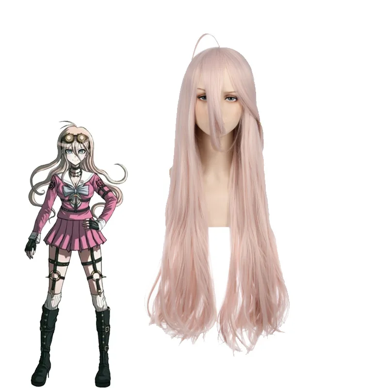 

Anime Danganronpa V3 Killing Harmony Iruma Miu Women Sailor Suits Halloween Cosplay Costumes Uniform Outfit And Wig Pink Dress