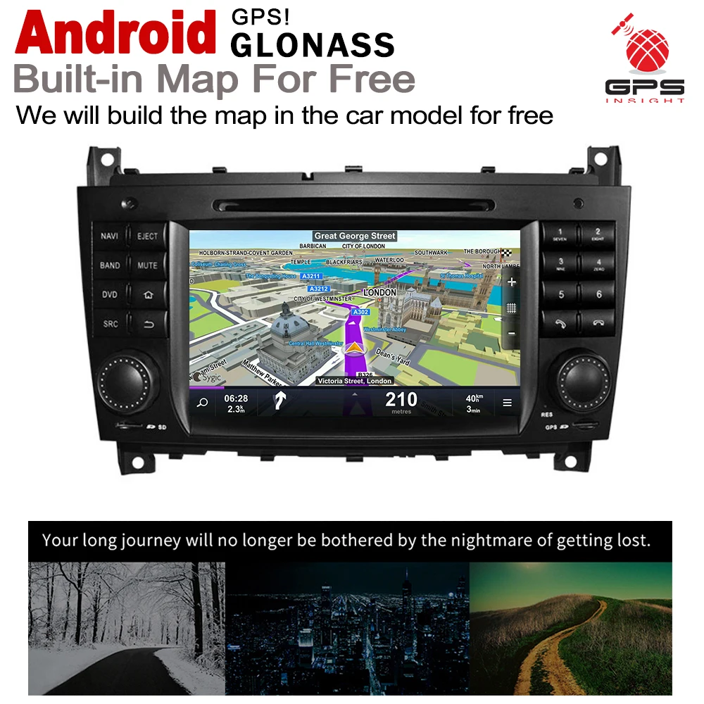 Для Mercedes Benz G Class W467 2004 ~ 2008 NTG Автомобильный мультимедийный плеер Android GPS 2 Din