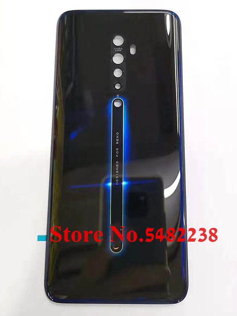 100% оригинальная Стеклянная Крышка батарейного отсека для OPPO Reno 2 задняя крышка