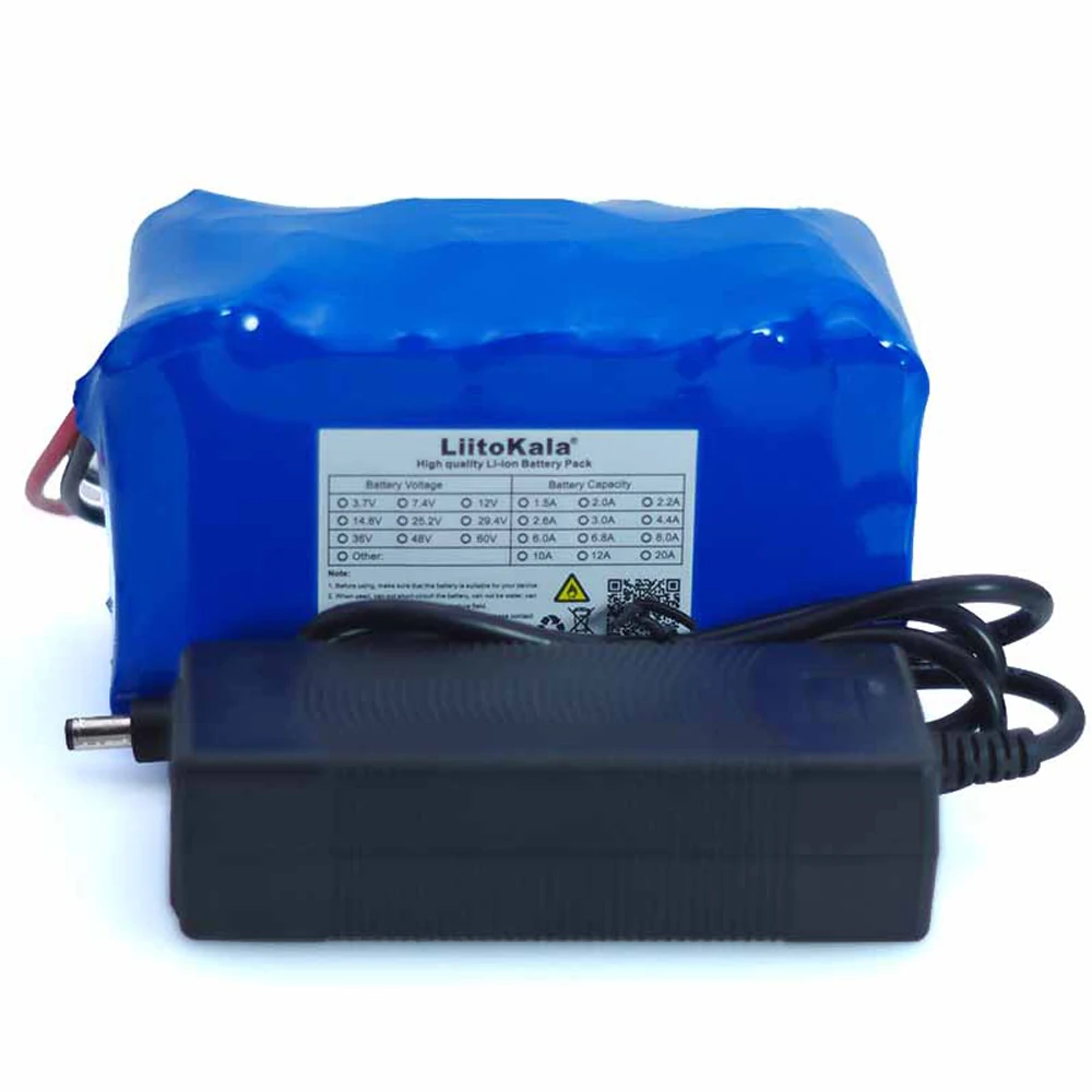 

LiitoKala 24V 7S4P 8000mAh 8AH 18650 BMS 29,4 V + 2A