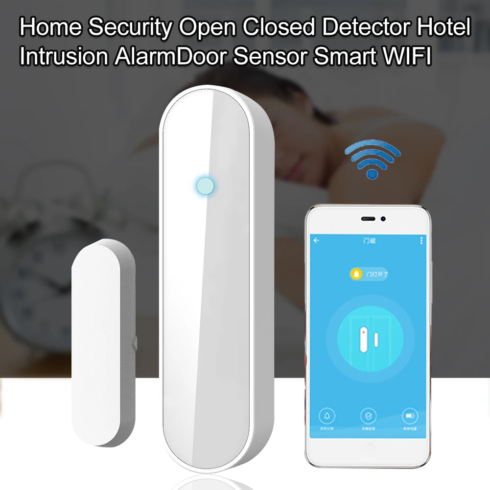 Беспроводной умный wifi открытый закрытый детектор чувствительная сигнализация