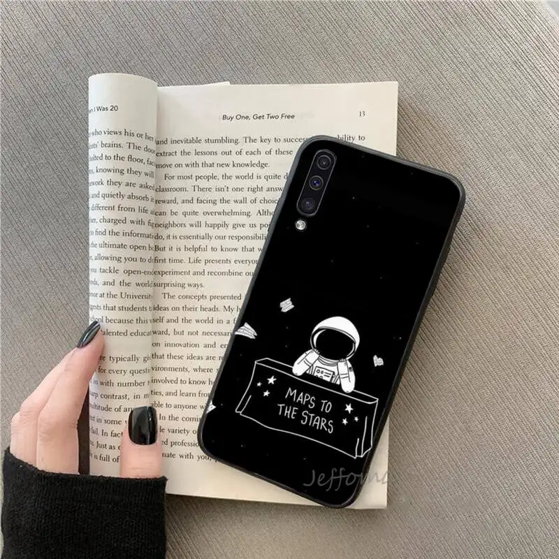 

Space Stars MOON Phone Cases For Samsung galaxy S note 7 8 9 10 20 fe edge A 6 10 20 30 50 51 70 lite plus Soft Silicone Funda