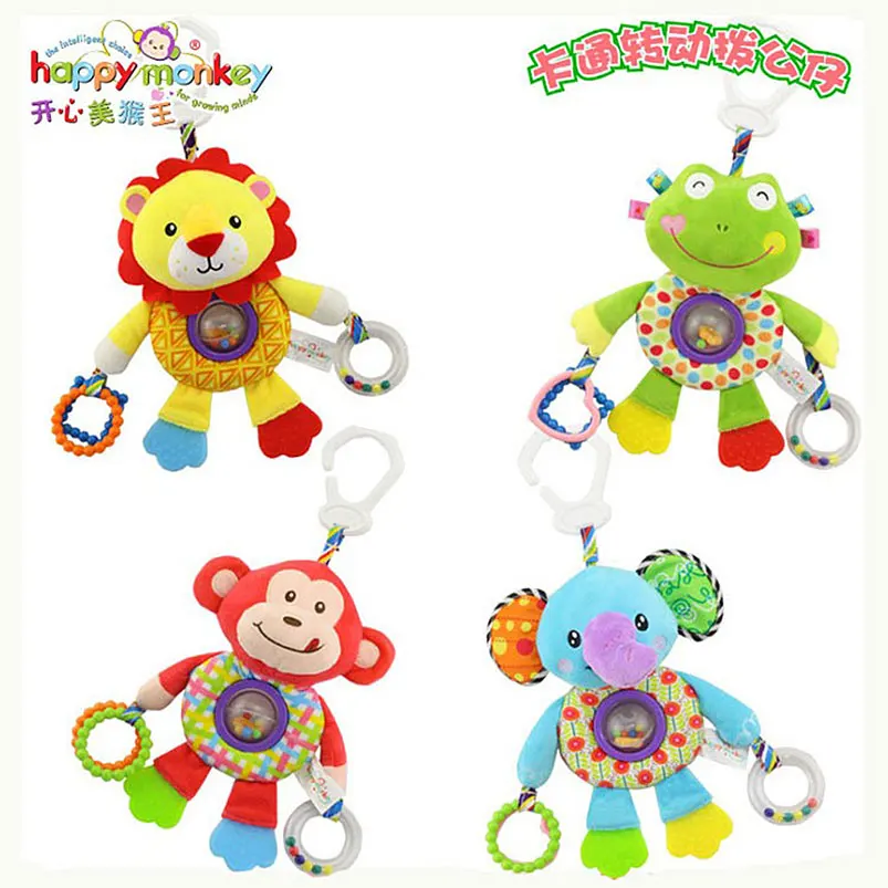4 вида подвесных игрушек для младенцев детские красочные милые плюшевые животные