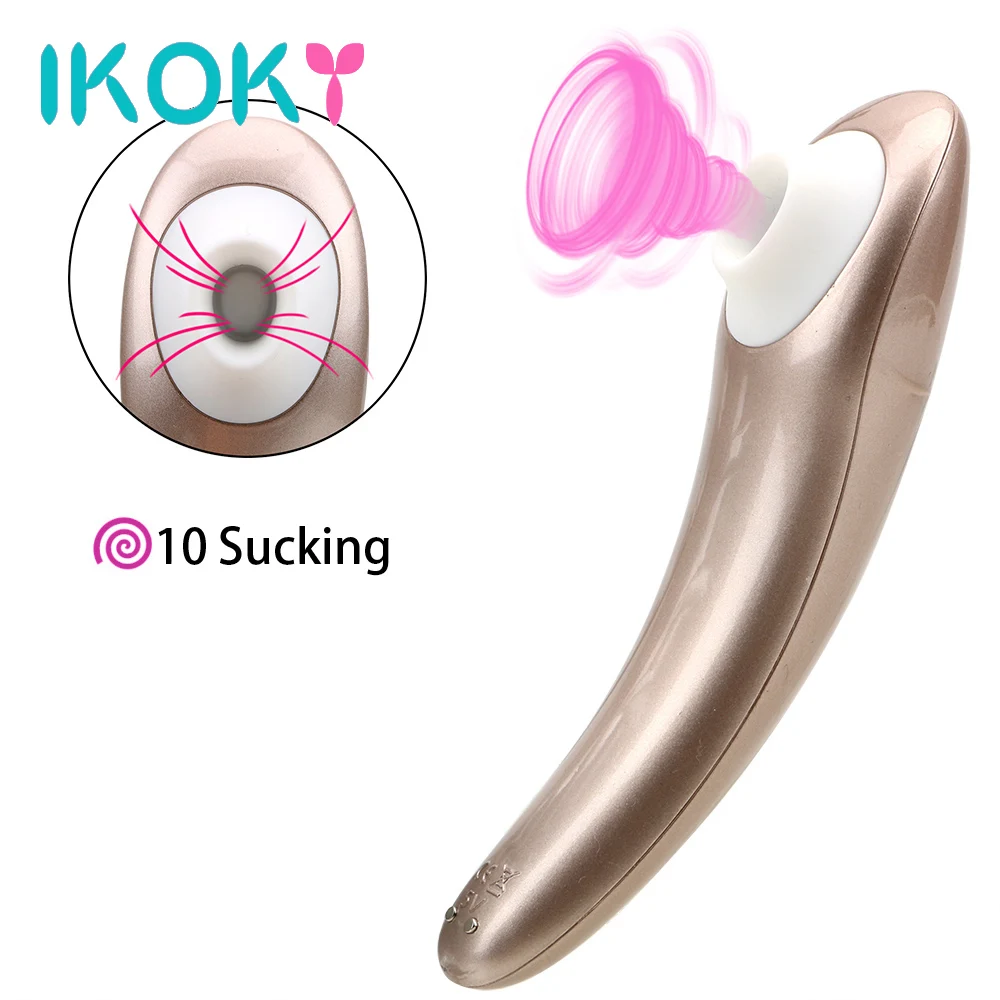 IKOKY массажер для груди язык клитор сосание вибратор интимные игрушки женщин
