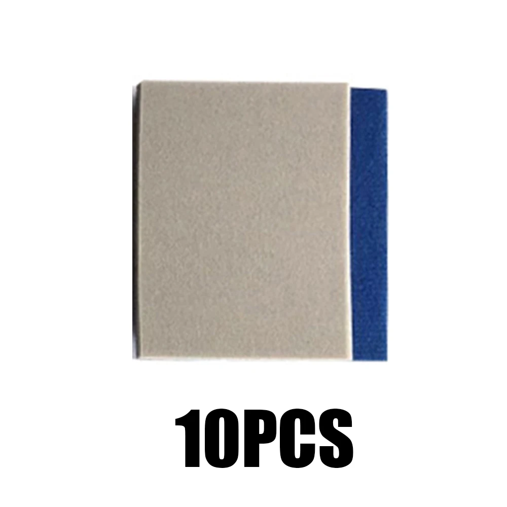 

10pc 75*100MM Sponge Mobile Phone Shell Sandpaper Wet Dry Flocking Sanding Sponge Disc 300-3000 Grit Polishing Abrasive Block