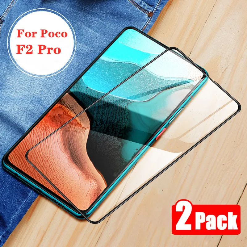 2 шт. для Xiaomi Poco f2 Pro защитное стекло против царапин взрывозащищенное Закаленное
