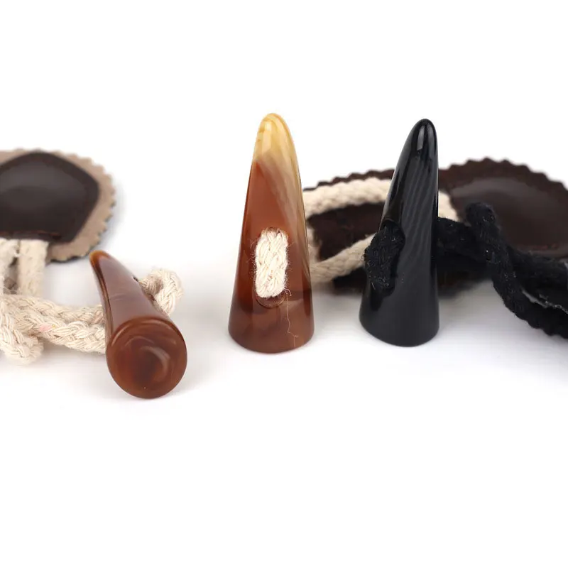 Horn Buckle PU Leather Toggle Clasps Duffle Coat Closure Cord Cardigan Fasteners For Clothes DIY Sewing Accessories | Дом и сад
